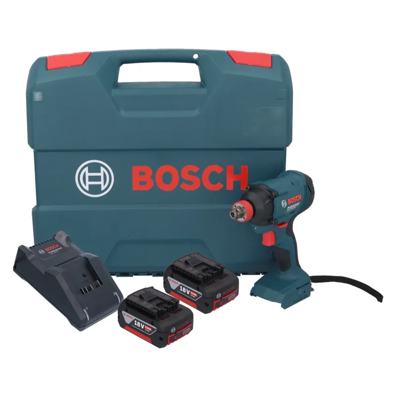 Bosch GDX 18V-180 Akku Drehschlagschrauber 18 V 180 Nm 1/2" + 2x Akku 5,0 Ah + Ladegerät + L-Case Nur Für Kurze Zeit