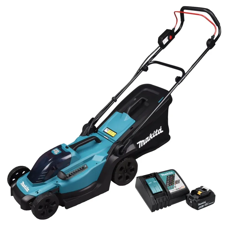 Sofort Bestellen Makita DLM 330 RT Akku Rasenmäher 18 V 33 cm 30 l + 1x Akku 5,0 Ah + Ladegerät