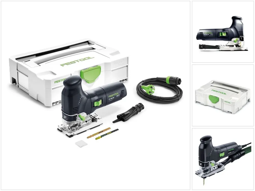 Festool PS 300 EQ-PLUS Pendelstichsäge 720W 120mm im Systainer ( 561445 ) + 2x Sägeblatt Markenprodukt