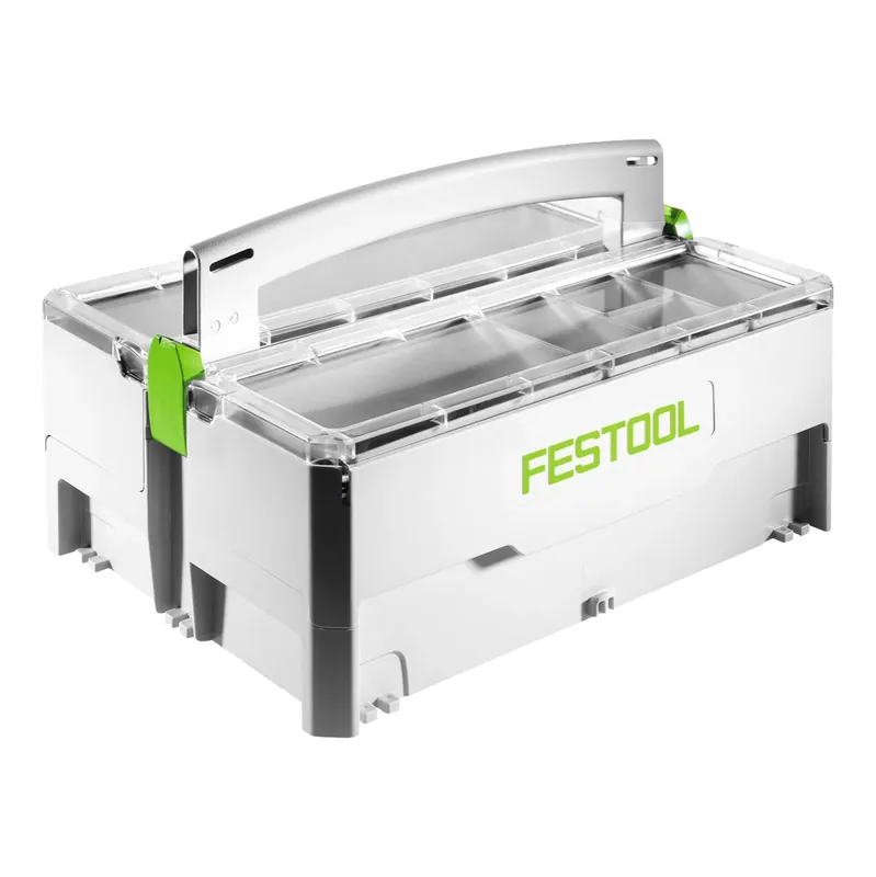 Festool SYS-SB Storage Box Werkzeugkoffer mit schwenkbaren Oberfächern ( 499901 ) Neue Kollektion