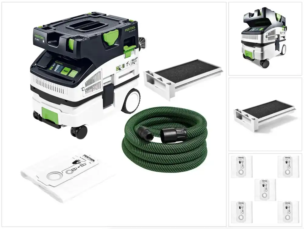 Festool CTL MINI I CLEANTEC Absaugmobil 10l Staubkl. L ( 574840) + Extra Nassfilter + Filtersäcke Meistverkauft