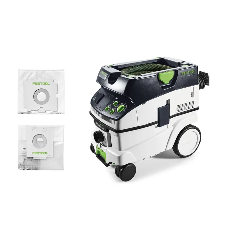 Heißes Angebot Festool CTM 26 E AC CLEANTEC Absaugmobil 26l Staubkl. M ( 574978 ) + Extra Säcke