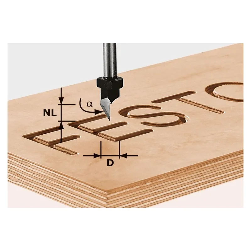 Festool Schriftenfräser HW S8 D11/60° 11 mm Durchmesser 8 mm Schaft ( 491003 ) Jetzt Bestellen