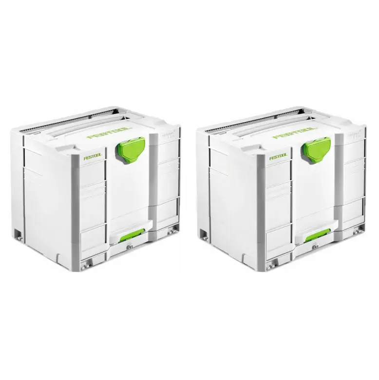Billig Festool Systainer T-LOC SYS-COMBI 3 Werkzeugkoffer 2 Stk. ( 2x 200118 ) 396 x 296 x 322 mm