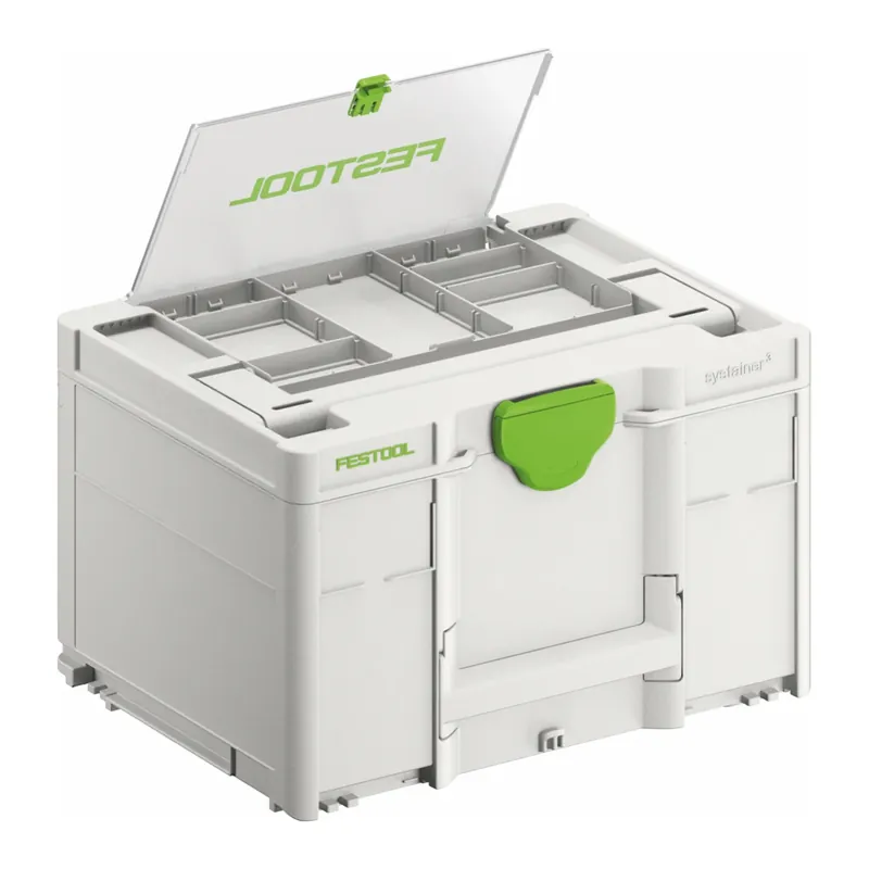 Bestpreis Festool SYS3 DF M 237 Systainer Werkzeugkoffer mit Deckelfach ( 577348 ) 396 x 296 x 237 mm 21,4 l koppelbar