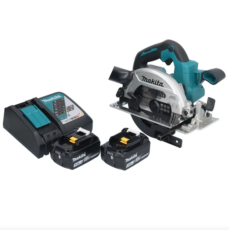 Knallerangebot Makita DHS 661 RFU Akku Handkreissäge 18 V 165 mm Brushless + 2x 3,0 Ah Akku + Ladegerät