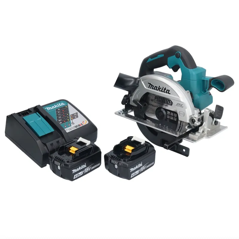 Makita DHS 661 RMU Akku Handkreissäge 18 V 165 mm Brushless + 2x 4,0 Ah Akku + Ladegerät Bestpreis