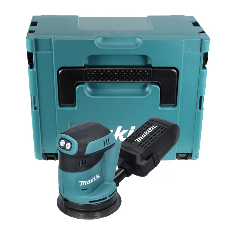 Makita DBO 180 ZJ Akku Exzenterschleifer 18 V 125 mm + Makpac - ohne Akku, ohne Ladegerät Echt