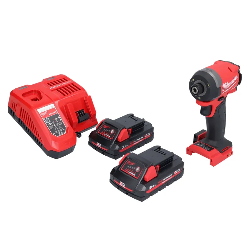 Jetzt Bestellen Milwaukee M18 FID3-302 Akku Schlagschrauber 18 V 1/4" 226 Nm Brushless + 2x Akku 3,0 Ah + Ladegerät