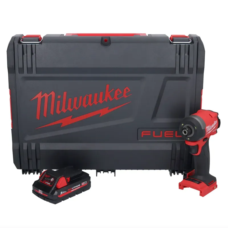Begrenztes Angebot Milwaukee M18 FID3-301X Akku Schlagschrauber 18 V 1/4" 226 Nm Brushless + 1x Akku 3,0 Ah + HD Box - ohne Ladegerät