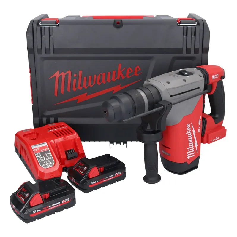 Markenware Milwaukee M18 ONEFHPX-302X Akku Kombihammer 18 V 5,0 J Brushless + 2x Akku 3,0 Ah + Ladegerät + HD Box