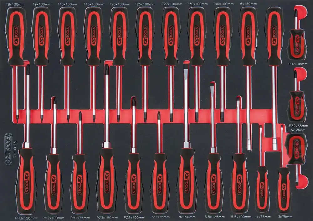 Top-Preis KS TOOLS SCS ERGOTORQUEplus Schraubendreher-Satz, 25-tlg in 1/1 Systemeinlage ( 711.0025 )