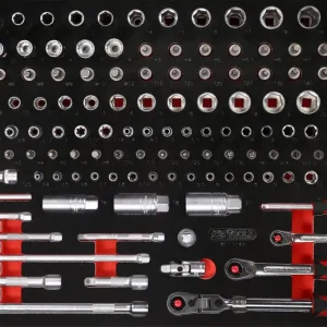KS TOOLS 1/4'' + 3/8'' Steckschlüssel-Satz in Schaumstoffeinlage, 142-tlg ( 811.1142 ) Online Kaufen