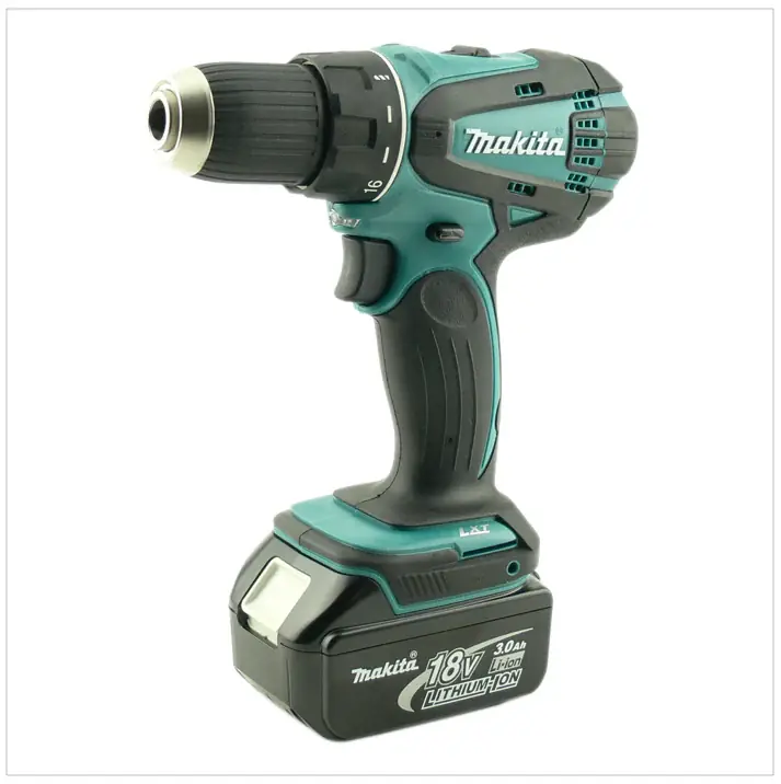 Makita BDF 456 RFE 18V Li-Ion Akku Bohrschrauber: 2x Makita BL1830 B AKKU + Makita Ladegerät + Makita Koffer Direkt Vom Hersteller