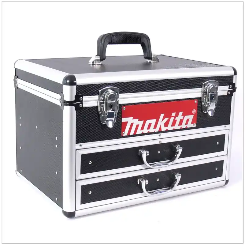Must-Have Makita Alu Werkzeug Koffer für 12 V Geräte inkl. 68-teiligem Werkzeugset