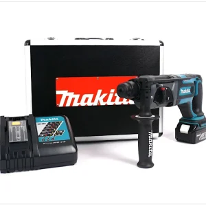 Makita BHR 241 18 V Li-ion Akku Kombi Bohrhammer SET inkl 1x BL1830 B Akku + DC 18 RC Ladegerät + Koffer Saisonangebot