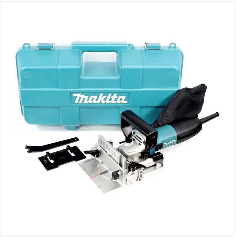 Preisknaller Makita PJ 7000 - 700 W Nutfräse Flachdübelfräse mit 100 mm Durchmesser im Transportkoffer
