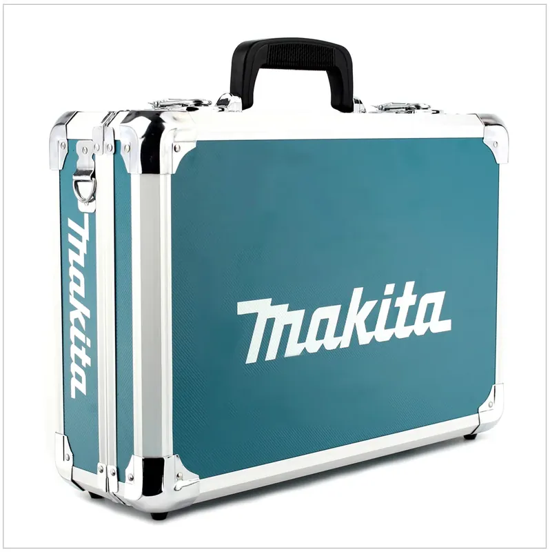 Neue Kollektion Makita Alu Werkzeug Koffer für 10,8 V Schrauber in GRÜN, Maße Aussen: 44,5 x 33 x 13 cm