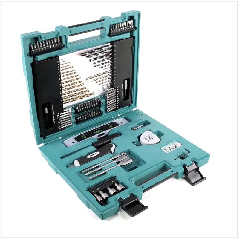 Sale Makita 104 tlg. Bit, Bohrer und Zubehör Set D-31778 im Koffer