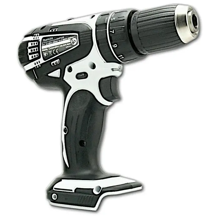Begrenztes Angebot Makita DHP 456 RMWX 18V Li-ion Akku-Schlagbohrschrauber Weiß + 1x Makita BL 1840 B 4 Ah Li-Ion Akku + Ladegerät + Alu Koffer