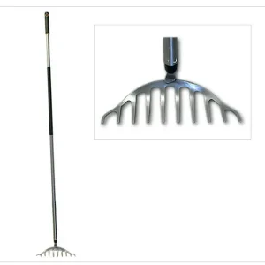 Neuheit Fiskars Alu Garden Light Rosenrechen Rechen 135500