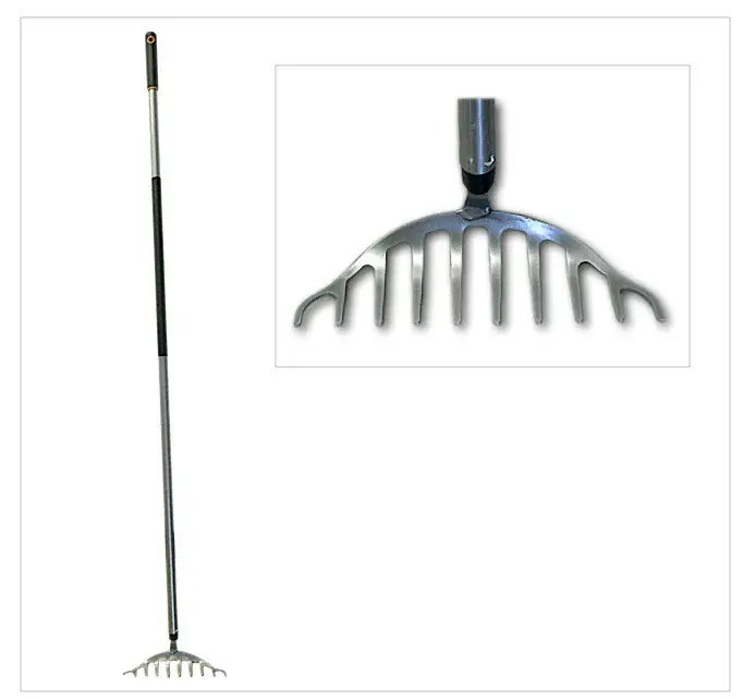 Neuheit Fiskars Alu Garden Light Rosenrechen Rechen 135500