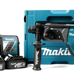 Sichere Zahlung Makita BHR 202 Akku Kombihammer 18V 2,0J SDS Plus in Makpac mit 2x 3Ah Akku und Ladegerät