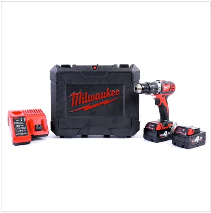 Online Kaufen Milwaukee M18 BDD 402C 18V Li-ion Akku-Bohrschrauber + 2x Milwaukee Akku, Ladegerät, Koffer
