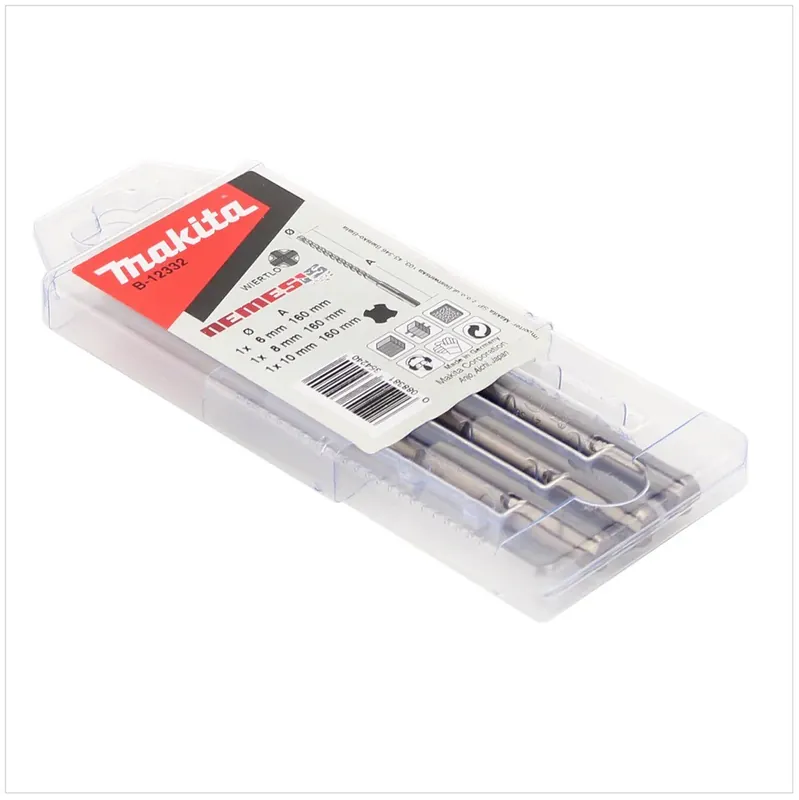 Makita B-12332 Nemesis Bohrer Set SDS 3 Teilig Highlight