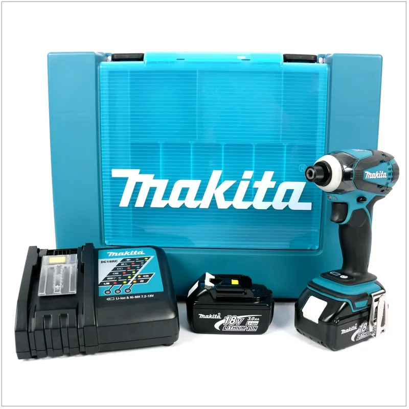 Top-Preis Makita DTD 146 RFE Akku Schlagschrauber 18V 160Nm + 2x Akku 3,0Ah + Ladegerät + Koffer