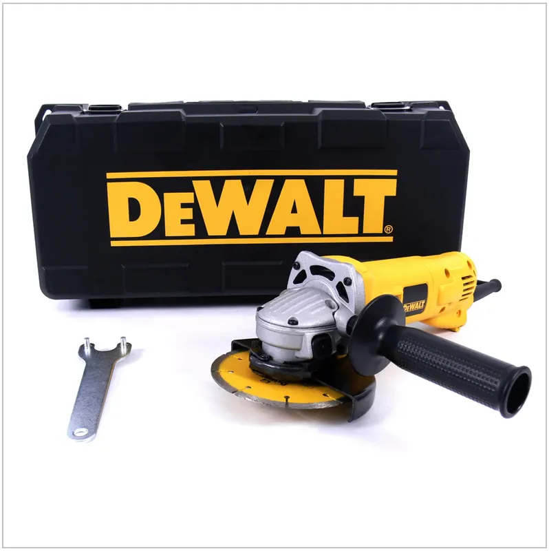 Ausverkauf DeWalt D 28134 KD 1100 W Winkelschleifer mit 125 mm Trennscheibe im Koffer