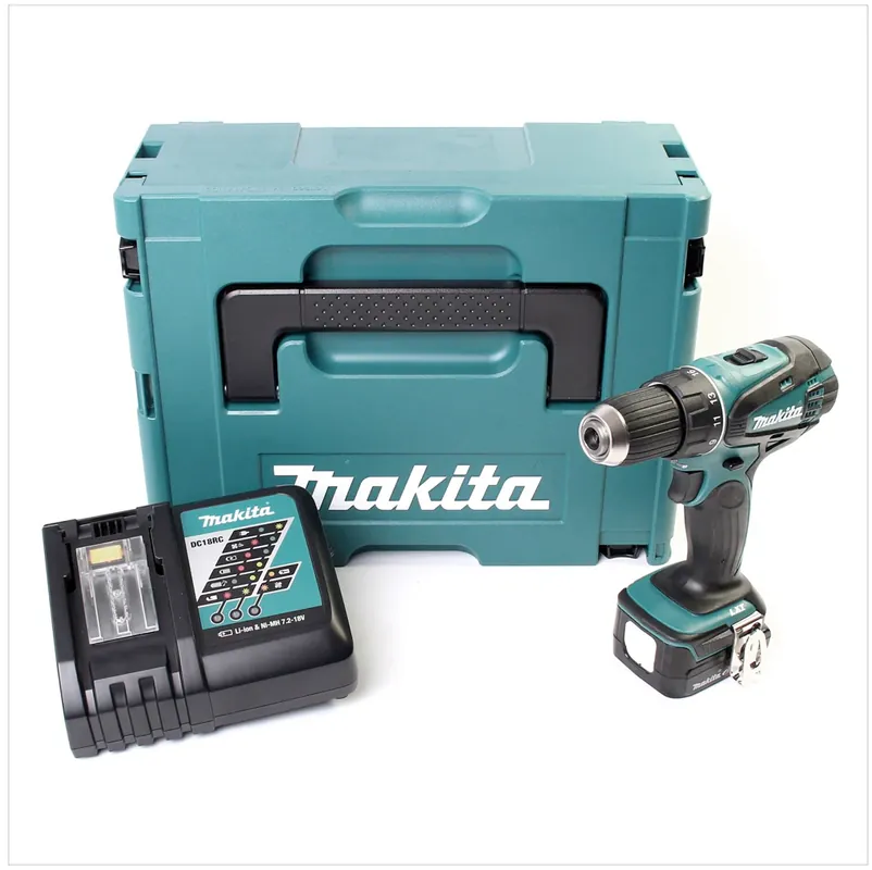 Makita DDF 446 RY1J 14,4 V Li-Ion Akku Bohrschrauber im Makpac mit 1,5 Ah Akku und Ladegerät Schnäppchen