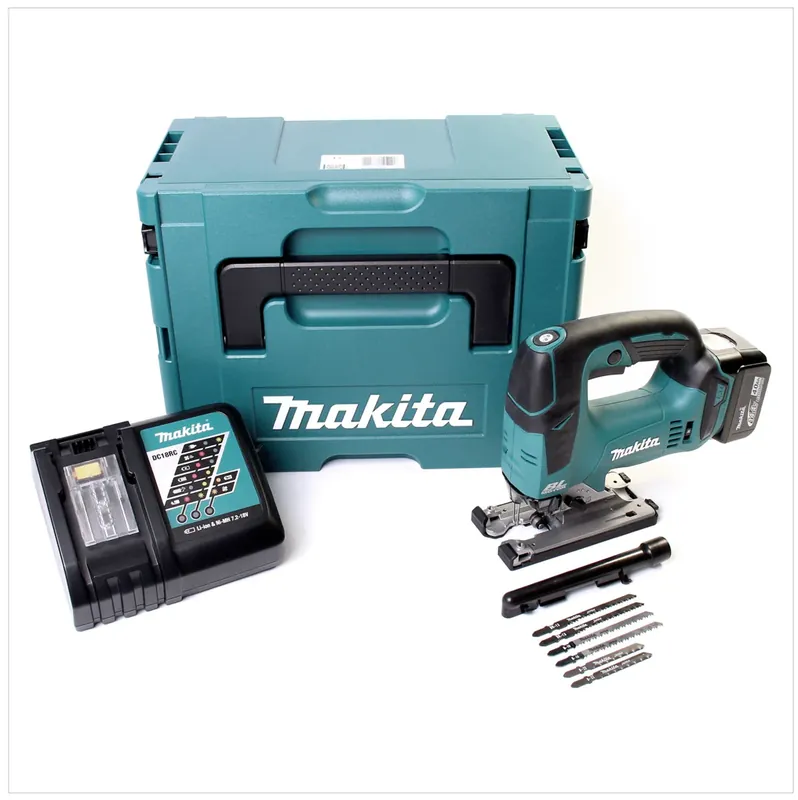 Rabatt Makita DJV 142 RM1J Akku Pendelhubstichsäge 14,4V Brushless + 1x Akku 4,0Ah + Ladegerät + Makpac