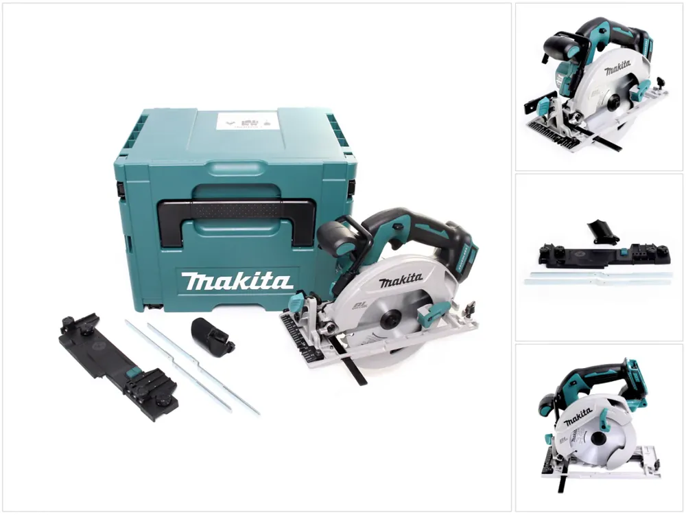 Echt Makita DHS 680 ZJ Akku Handkreissäge 18 V 165 mm Brushless + Adapter + Makpac - ohne Akku, ohne Ladegerät