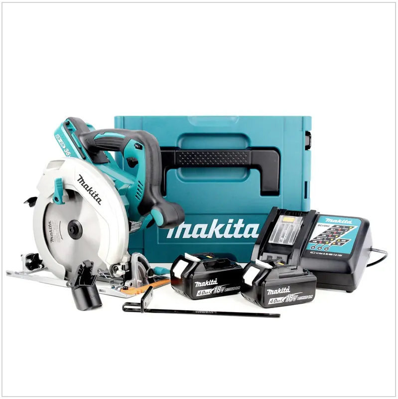Online Kaufen Makita DHS 710 RMJ Akku Handkreissäge 36V 190 mm + 2x Akku 4,0Ah + Schnellladegerät + Makpac