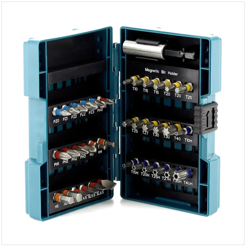 Makita B-28606 Bit-Box Schrauberbit-Set 37-teilig - Torx + Phillips + Pozidriv Nur Heute