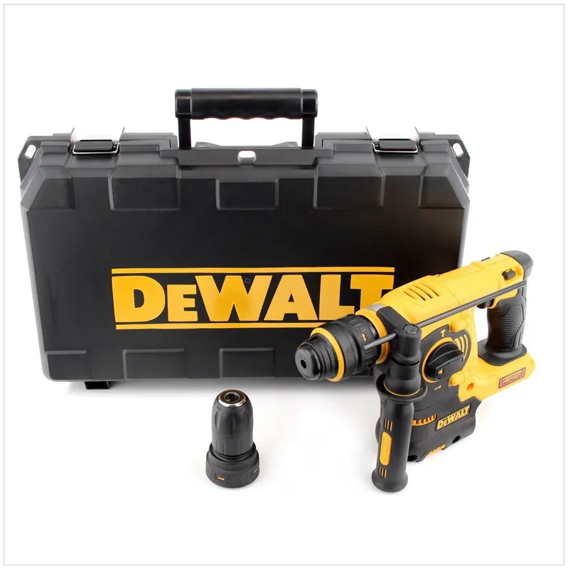 Letzte Chance DeWalt DCH 254 NT 18 V Akku - SDS PLUS Kombi Bohr Hammer + Wechselbohrfutter + Koffer