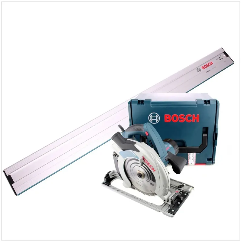 Bosch GKS 85 G Professionell Handkreissäge 2.200 Watt mit Sägeblatt 235 mm in L-Boxx und Führungsschiene ( 060157A902 ) Neue Ware