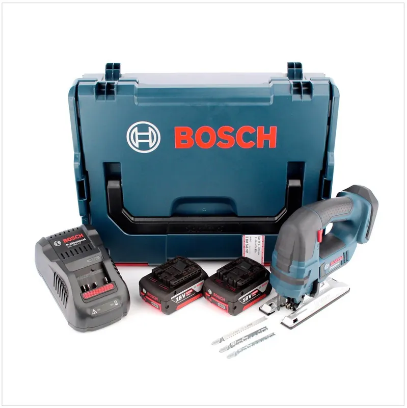 Sonderangebot Bosch GST 18 V-Li B Akku Stichsäge in L-Boxx + 2x 6,0 Ah Akku + Ladegerät