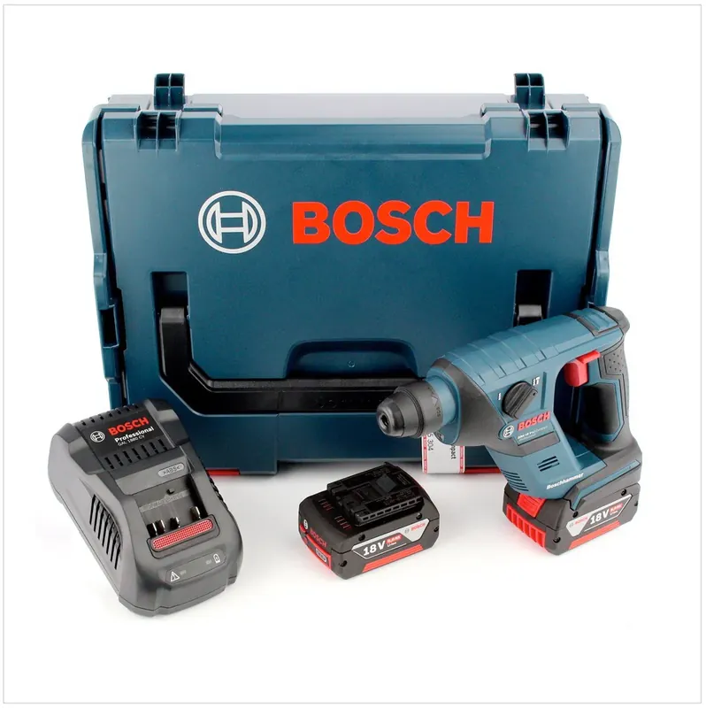 Bosch GBH 18 V-LI Compact Professional Bohrhammer + L-Boxx + 2x Akku 6,0Ah + 1x Ladegerät Top-Seller