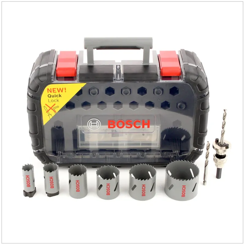 Preiswert Bosch Lochsägen Set Universal Bi Metal Elektriker Set 11- teilig 22 - 64 mm ( 2608580885 )