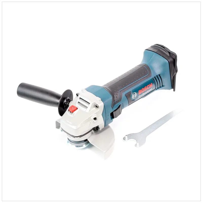 Zertifiziert Bosch GWS 18-125 V-LI 125 mm Professional Akku Winkelschleifer mit Einlage L-Boxx ready und 2 x Trennscheiben