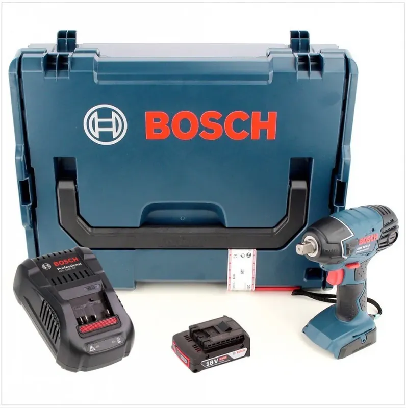 Bosch GDS 18 V-Li Akku Drehschlagschrauber 18V 1/2" in L-Boxx + 1x 2,0Ah Akku + Ladegerät Neue Kollektion