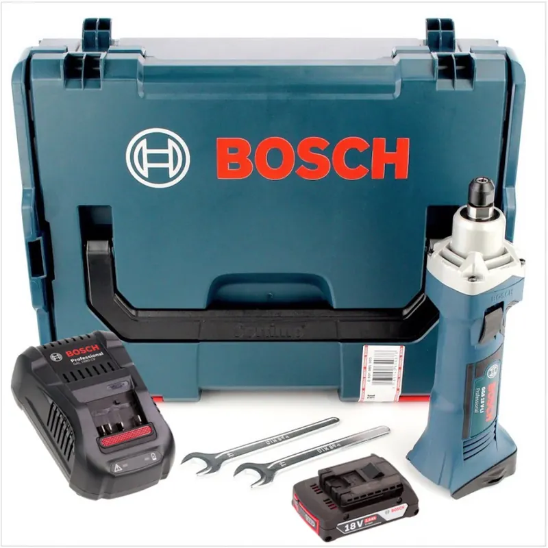 Bosch GGS 18 V-LI Akku Geradschleifer 18V + 1x Akku 2,0Ah + Ladegerät + L-Boxx Billig