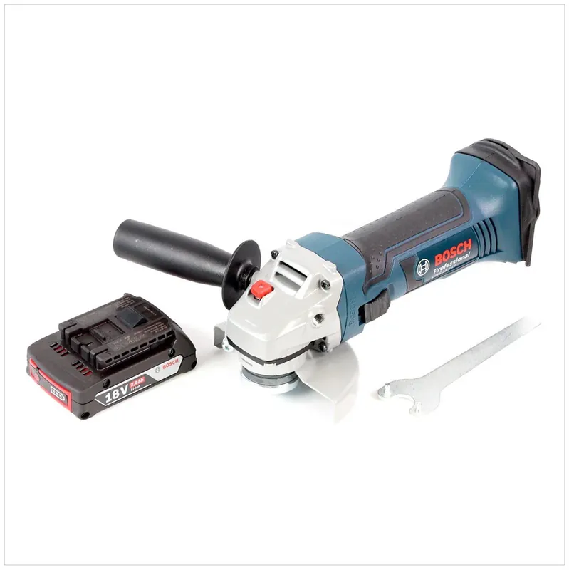 Bosch GWS 18 V-Li 115 mm Akku Winkelschleifer mit 2 Ah Akku Sichere Zahlung