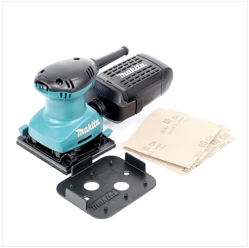Makita BO 4557 - 180 Watt Faust Schwing Schleifer mit Staubbox Günstig