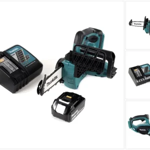 Preiswert Makita DUC 122 RM1 18 V Li-Ion Akku Kettensäge + 1x BL1840 4,0 Ah Akku + DC18RC Ladegerät