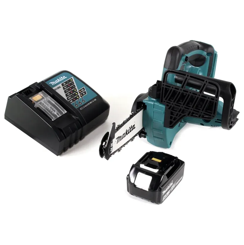 Makita DUC 122 RT1 18 V Li-Ion Akku Kettensäge + 1x BL1850 5,0 Ah Akku + DC18RC Ladegerät Preis Gesenkt