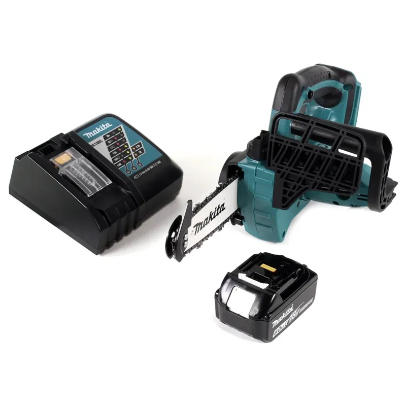 Billig Makita DUC 122 RG1 18 V Li-Ion Akku Kettensäge + 1x BL1860 6,0 Ah Akku + DC18RC Ladegerät