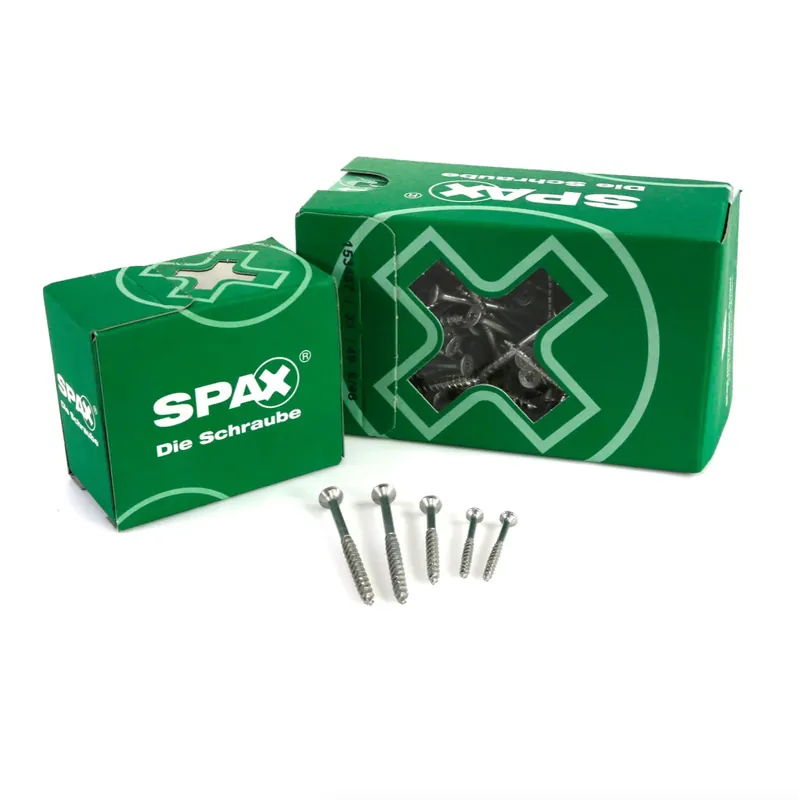 SPAX Universalschraube 6,0 x 60 mm 400 Stk. TORX T-STAR plus T30 WIROX Senkkopf Teilgewinde 4Cut-Spitze Ausverkauf